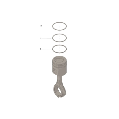 Bộ xéc măng Cummins 3803977